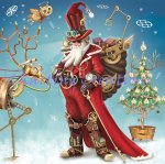 (image for) Small Steampunk Santa